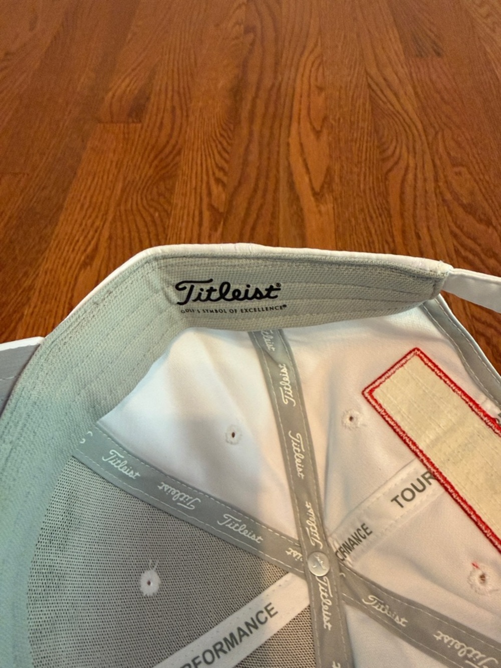 Titleist White Cap with Black Script Logo - Picture 7 of 7